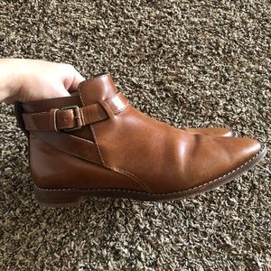 MADEWELL tan booties!